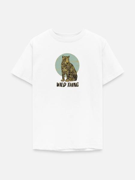 Wild Thing mit Leopard - Teenager T-Shirt -