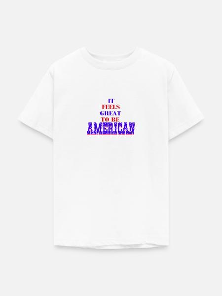 America - Teenager T-Shirt - Weiß