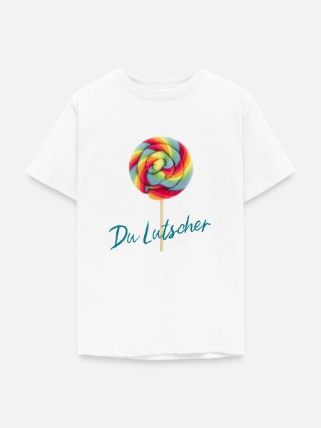 Du Lutscher - Teenager T-Shirt - Weiß