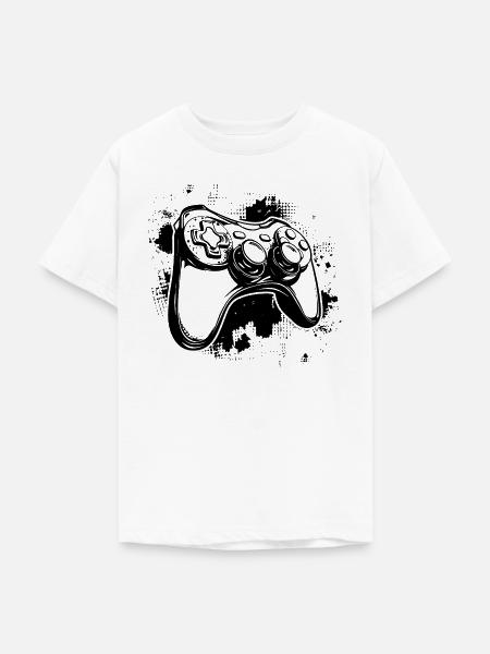Spiel Controller - Teenager T-Shirt - Weiß