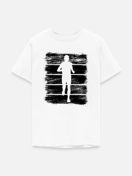 Laufsport - Teenager T-Shirt - Weiß