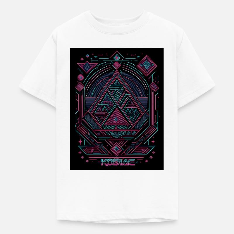 triangle - T-shirt Ado - blanc