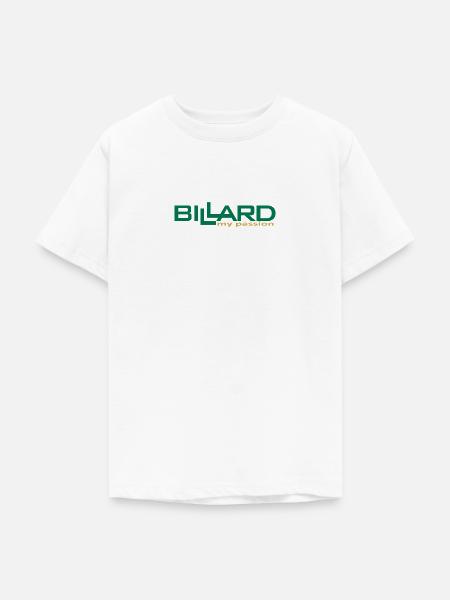 Billard Design my passion, Poolbillard - Teenager T-Shirt - Weiß
