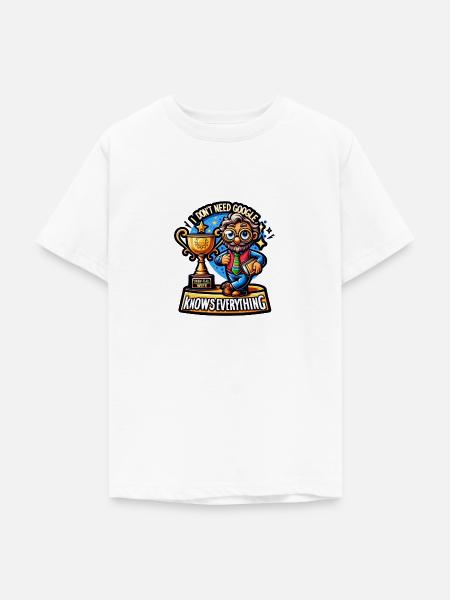I dont need google - Teenager T-Shirt - Weiß