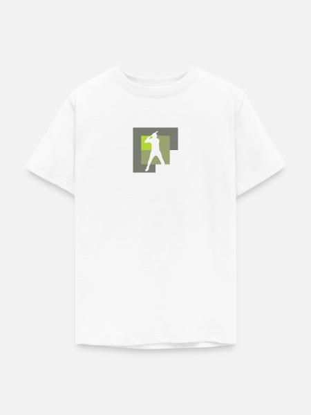 Baseball Baseballschläger Baseballer Batting - Teenager T-Shirt - Weiß