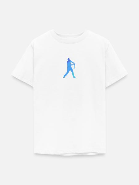 Baseball Baseballschläger Catcher Baseballspieler - Teenager T-Shirt - Weiß