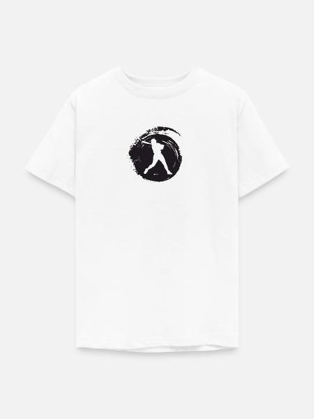 Baseball Pitcher Softballschläger - Teenager T-Shirt - Weiß