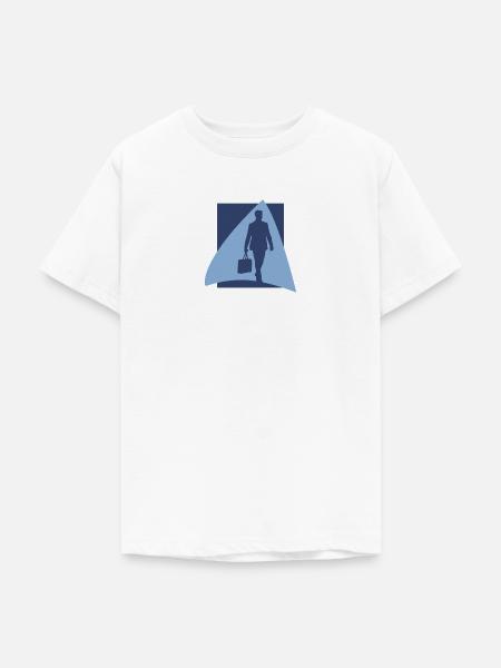 Börse Bänker Banking - Teenager T-Shirt - Weiß