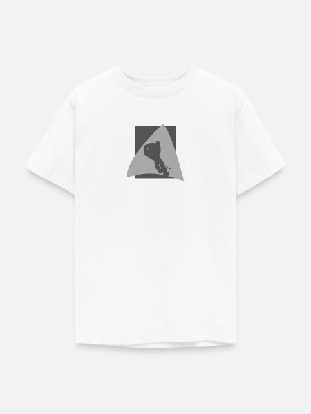 Eishockey Puck - Teenager T-Shirt - Weiß
