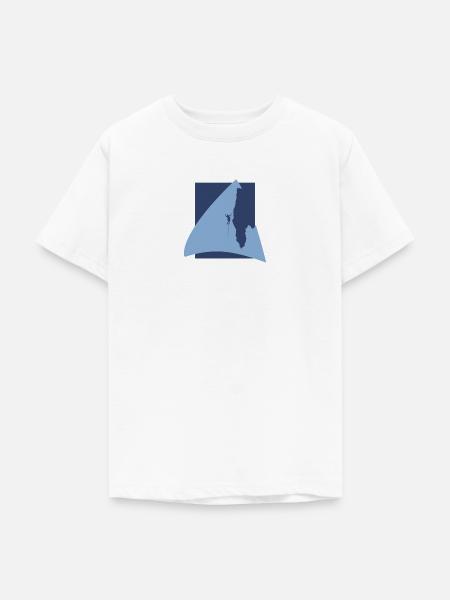 Alpinist Seilklettern Bergsteigen - Teenager T-Shirt - Weiß