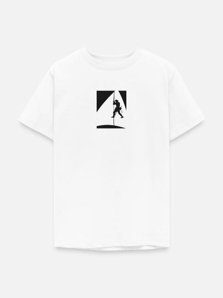 Bergsteiger Alpinist Bergsteiger - Teenager T-Shirt - Weiß
