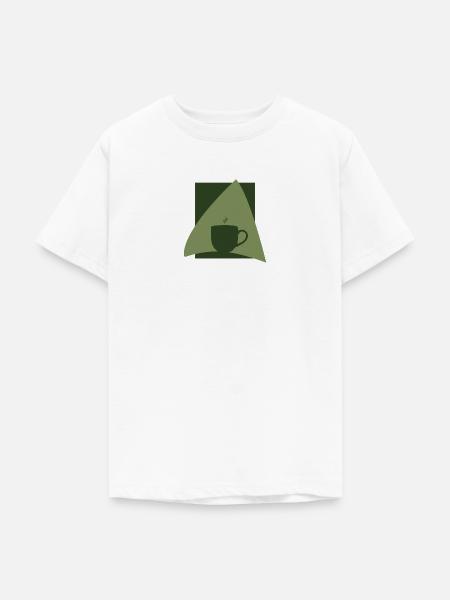 Kaffeebohne Cappuccino Kaffee - Teenager T-Shirt - Weiß