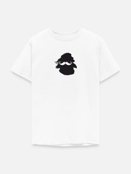 Gesichtsbehaarung Gentleman Schnurrbart - Teenager T-Shirt - Weiß