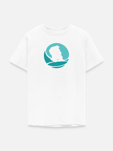 Schnurrbart Bart Gesichtsbehaarung - Teenager T-Shirt - Weiß