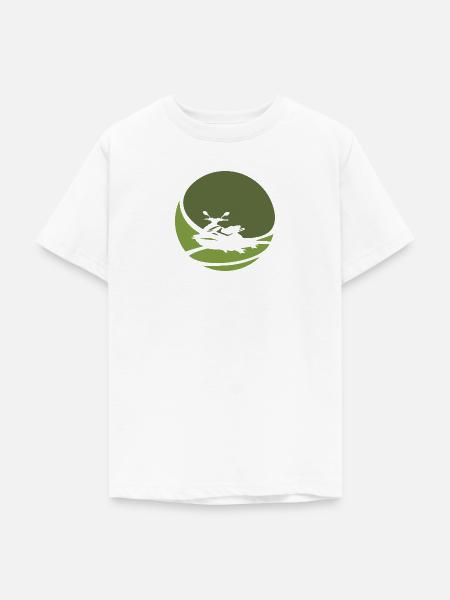 Wasserski Boot - Teenager T-Shirt - Weiß
