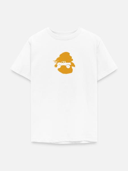 Reifen Monstertruck - Teenager T-Shirt - Weiß