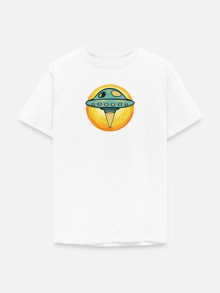 UFO Mars - Teenager T-Shirt - Weiß