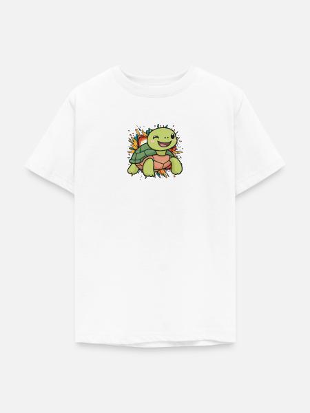 Turtle Schildkröte - Teenager T-Shirt - Weiß