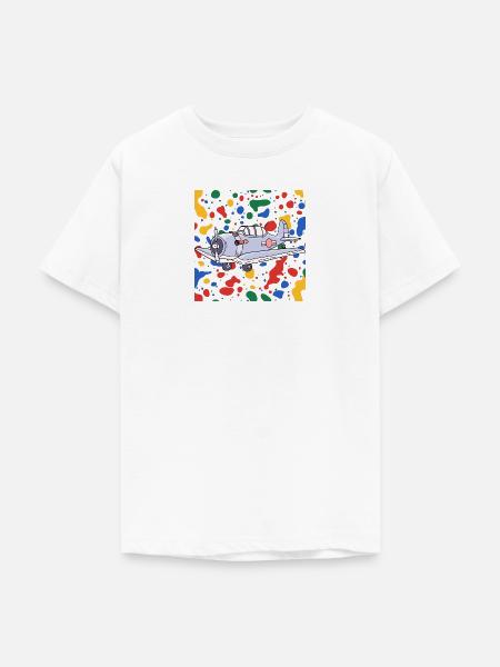 Flugzeug Fliegen - Teenager T-Shirt - Weiß