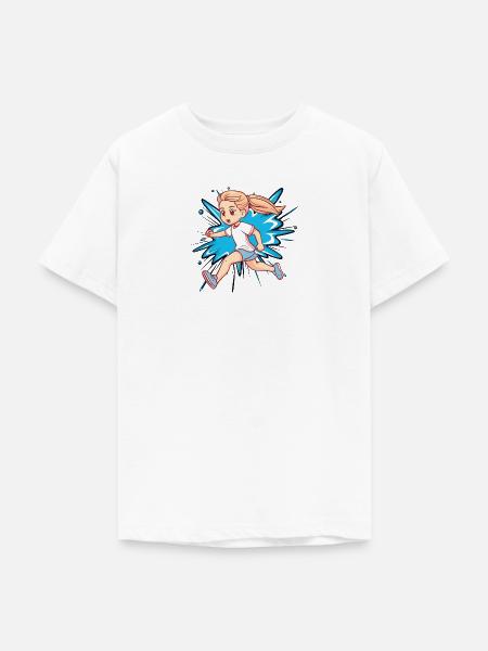 Laufen Ausdauer - Teenager T-Shirt - Weiß