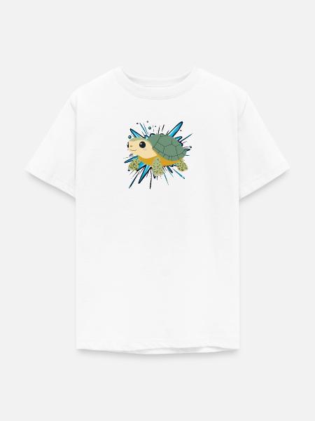 Turtle Uralt Schildkröte Schildkröten - Teenager T-Shirt - Weiß
