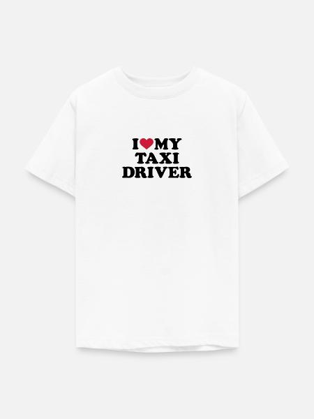 Taxifahrer - Teenager T-Shirt - Weiß