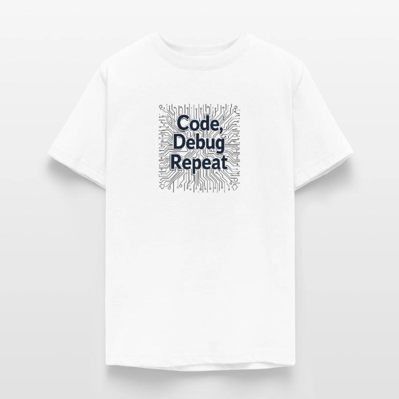 Code Debug Repeat - Software Engineer Teenage T-Shirt