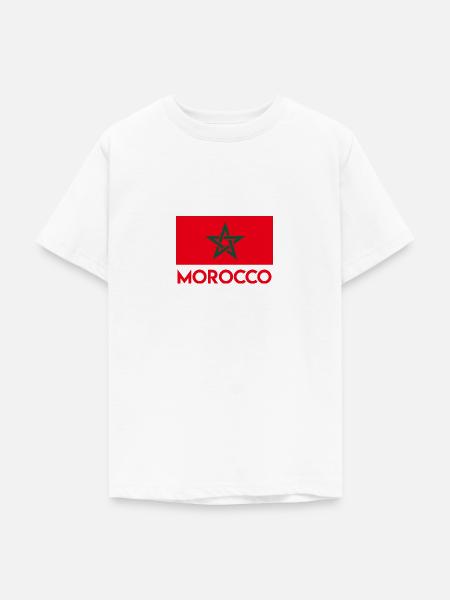 T-Shirt Marokko - Teenager T-Shirt - Weiß