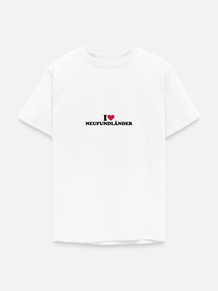 Neufundländer - Teenager T-Shirt - Weiß