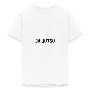 Ju Jutsu - Teenage T-Shirt - white - Front - AI Model Teenager Male dark (155cm)