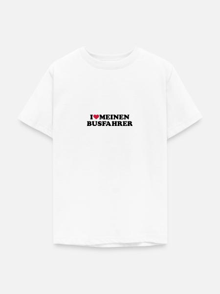Busfahrer - Teenager T-Shirt - Weiß