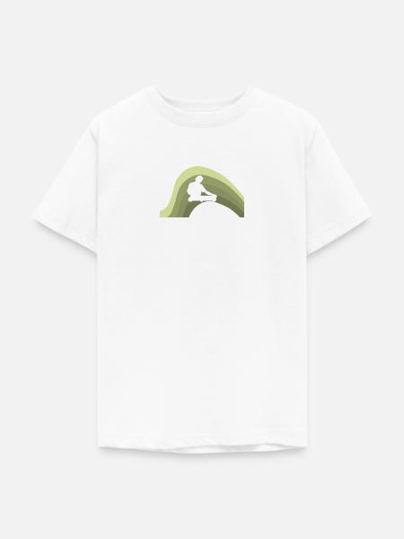 DJ Djing Shuffle - Teenager T-Shirt - Weiß