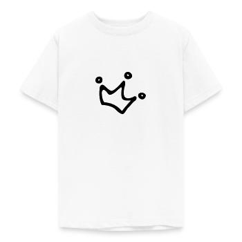 Prinzessinnen Prinzessin Queen Prinz König Krone - Teenager T-Shirt - Weiß - Vorne - AI Model Teenager Male dark (155cm)