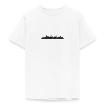 Skyline - Athènes Grèce - T-shirt Ado - blanc - Devant - AI Model Teenager Male dark (155cm)