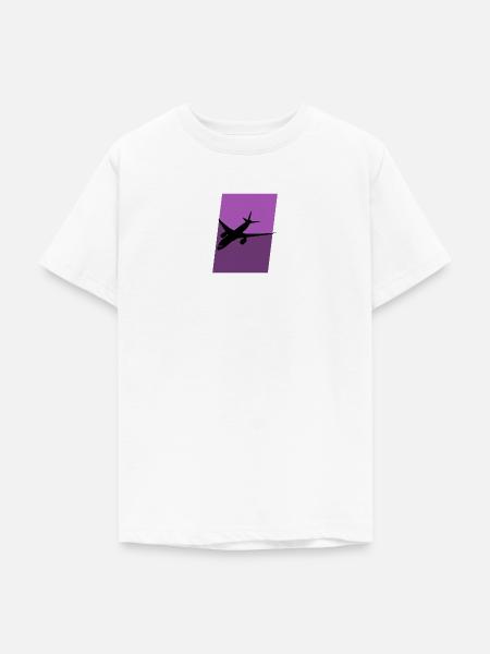 Aerospace Flugzeug Luftfahrt - Teenager T-Shirt - Weiß