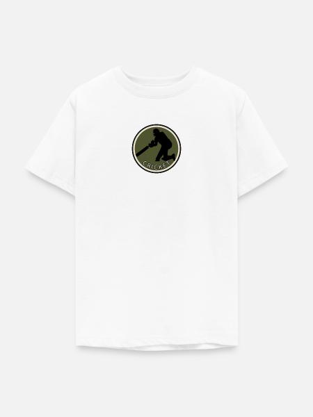 Cricketspieler Cricketmannschaft - Teenager T-Shirt - Weiß
