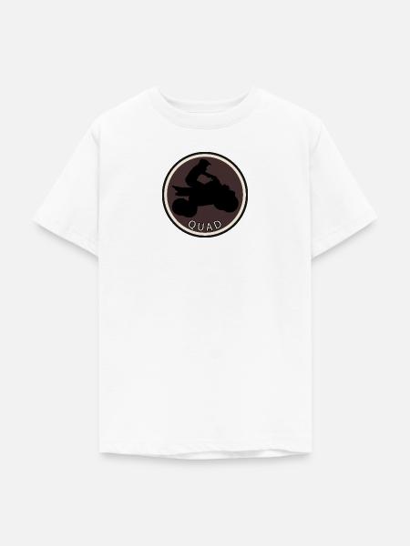 Quad Stuntman - Teenager T-Shirt - Weiß