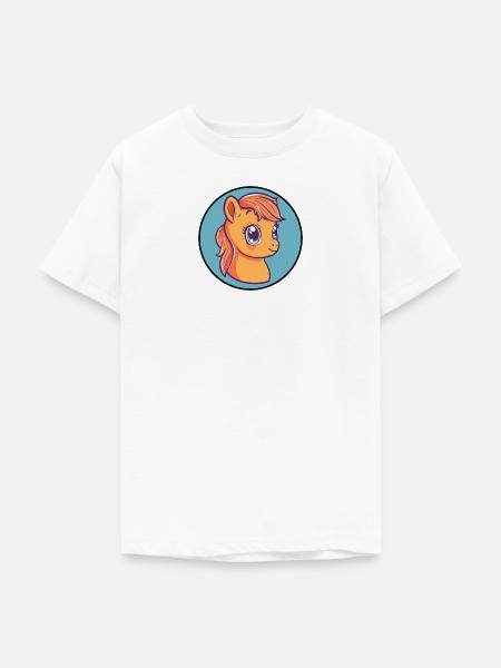Pferd Ross - Teenager T-Shirt - Weiß