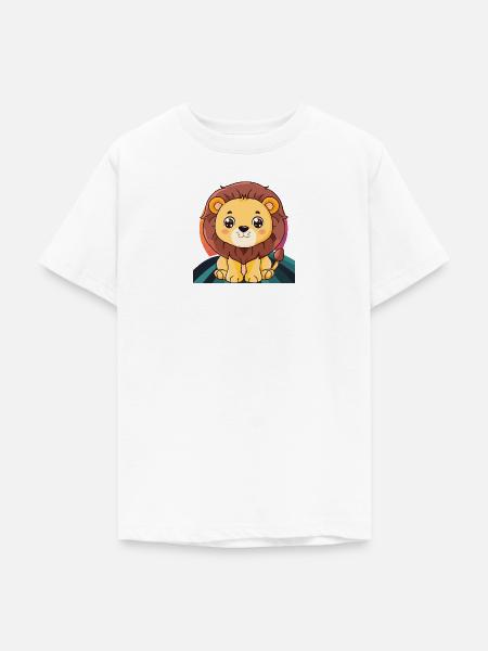 Loewe Löwen - Teenager T-Shirt - Weiß