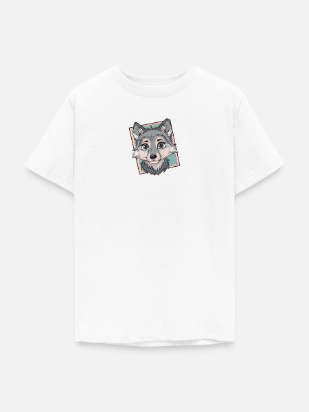 Wolf Husky Wolfpack - Teenager T-Shirt - Weiß