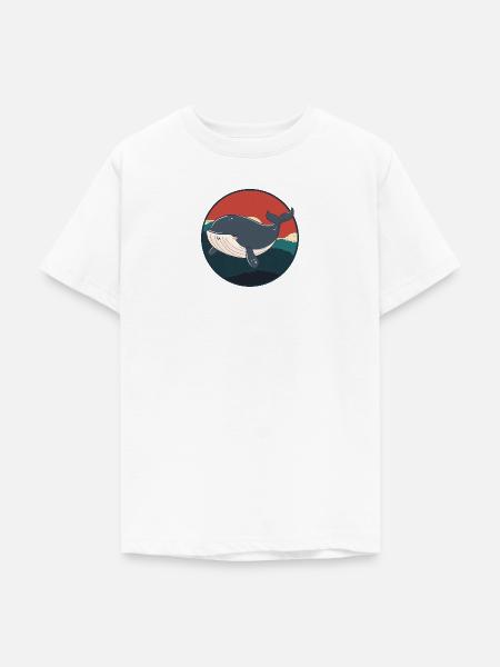 Wal Meerestier Meerestiere - Teenager T-Shirt - Weiß