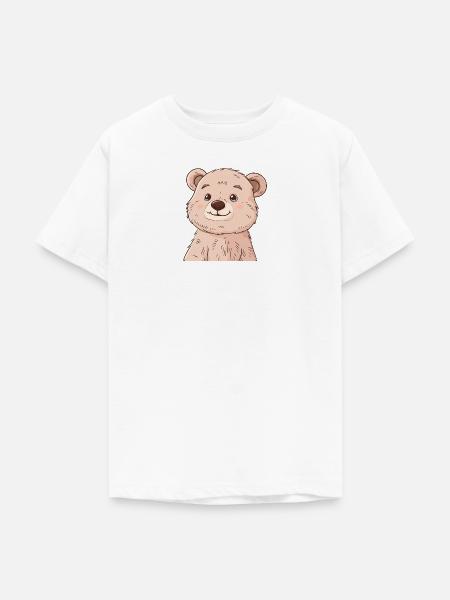 Baer Waldtier - Teenager T-Shirt - Weiß