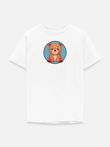 Baer Teddybär Waldbewohner - Teenager T-Shirt - Weiß
