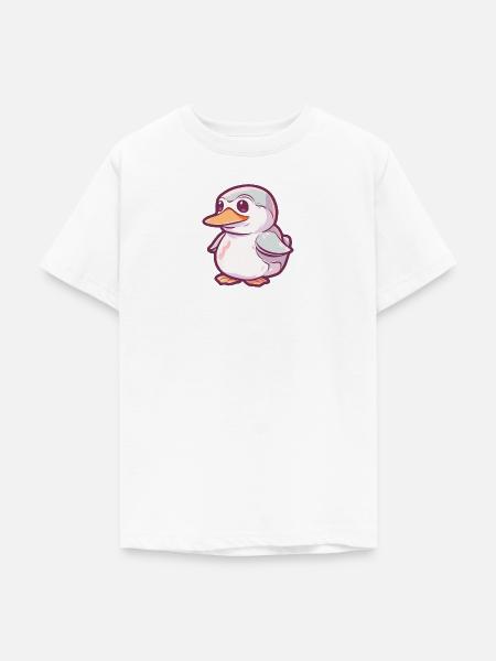 Quak Schnabel Vogel - Teenager T-Shirt - Weiß