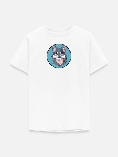 Wölfe Vollmond - Teenager T-Shirt - Weiß