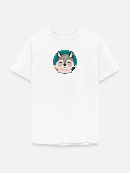 Wolf Rudel Wolfpack - Teenager T-Shirt - Weiß