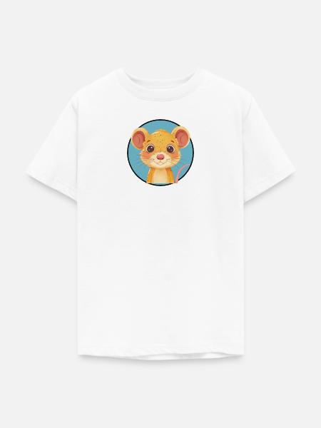 Maus Nagetier - Teenager T-Shirt - Weiß