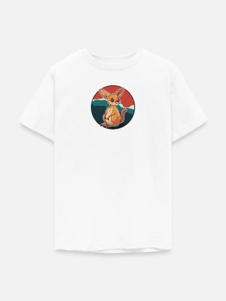 Kangaroo Kaenguru - Teenager T-Shirt - Weiß