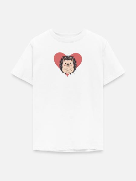 Igel Dornig Herbst - Teenager T-Shirt - Weiß
