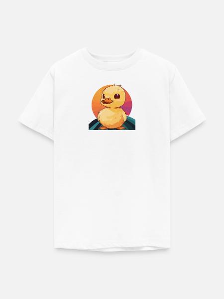 Schnabel Entchen Quak - Teenager T-Shirt - Weiß